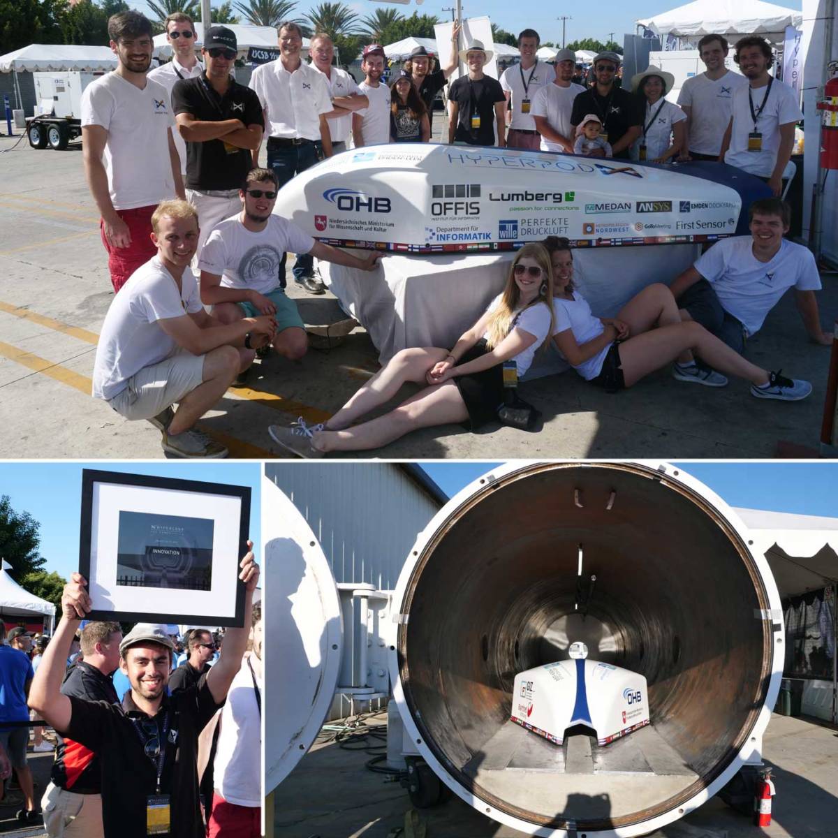 German SpaceX Hyperloop Team Photos from West LA 3D Printing in Los Angeles